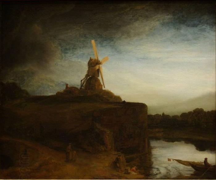 REMBRANDT Harmenszoon van Rijn The Mill oil painting picture